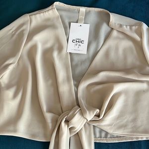 Chiffon georgette shrug - beautiful - made in Italy